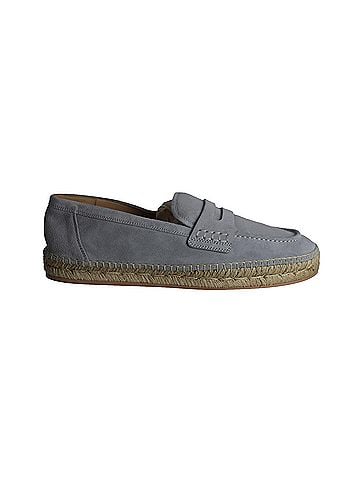 Gianvito Rossi Gianvito Rossi Lido Loafers in Grey Suede (view 1)
