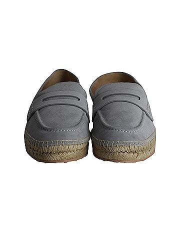 Gianvito Rossi Gianvito Rossi Lido Loafers in Grey Suede (view 2)