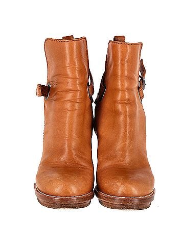 Acne Acne Studios Cypress Con Ankle Boots in Brown Leather (view 2)