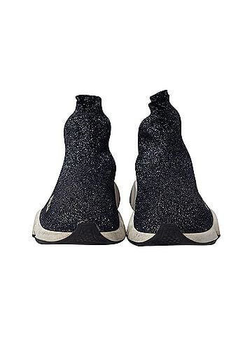 Balenciaga Balenciaga Glitter Speed Trainers in Black Viscose  (view 2)