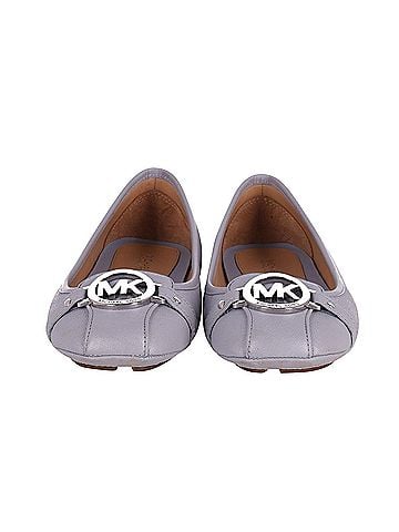 Michael Kors Michael Kors Fulton Moccasin Flats in Pastel Blue Leather (view 2)