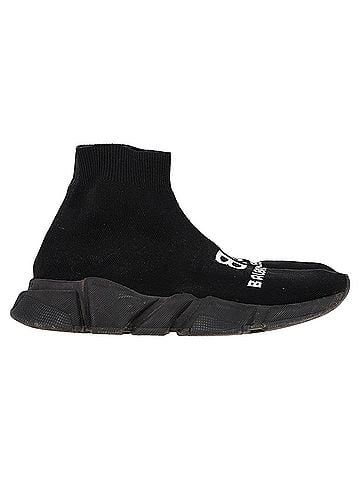 Balenciaga Balenciaga Speed Trainer in Black Polyester (view 1)