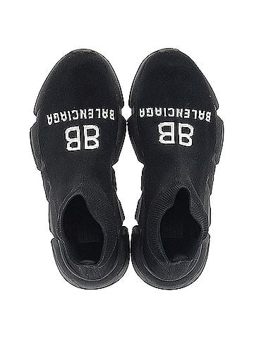 Balenciaga Balenciaga Speed Trainer in Black Polyester (view 2)