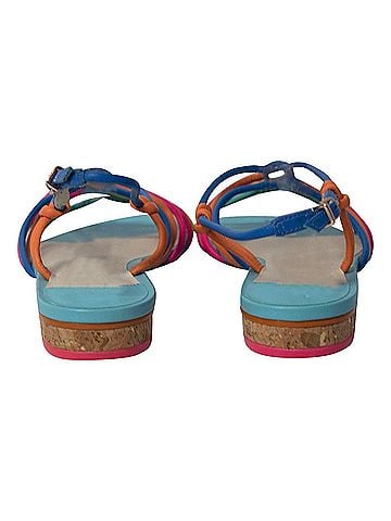 Sophia Webster Sophia Webster Rainbow Strappy Sandals in Multicolor Leather (view 2)