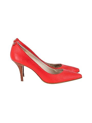 Michael Kors Michael Michael Kors Pumps in Red Leather (view 1)