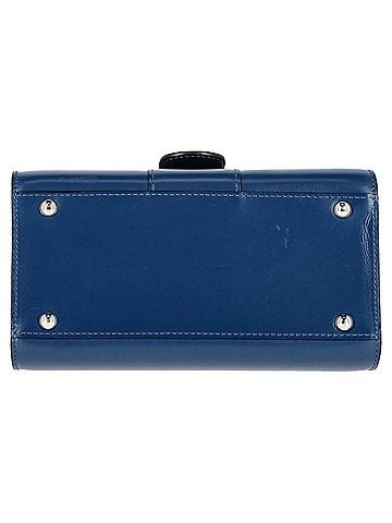 Delvaux Delvaux Brillant Mini Box Bag in Blue Leather (view 2)