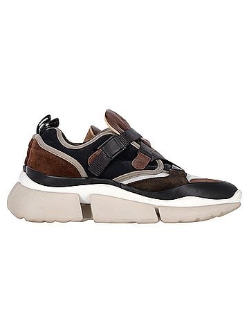 Chloé Chloé Sonnie Low-Top Sneakers in Multicolor Leather (view 1)