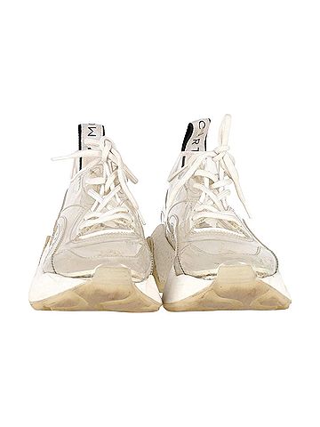 Stella McCartney Stella McCartney Eclypse Clear Chunky Sneakers in White PVC (view 2)