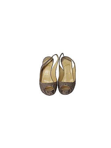 Christian Louboutin Christian Louboutin Prive Mosaique 120 Pumps in Silver Acrylic (view 2)