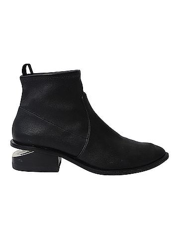Alexander Wang Alexander Wang Kori Cutout Ankle Boots In Black Leather  (view 1)