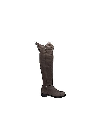 Jimmy Choo Jimmy Choo Knee-Length Boots in Brown Suede (view 1)