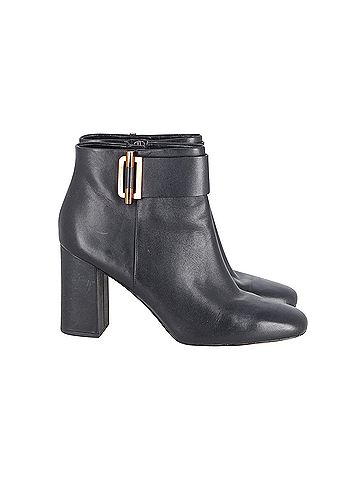 Michael Kors Michael Kors Gloria Ankle Boots in Black Leather (view 1)