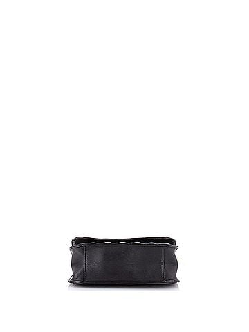 Versace Virtus Flap Shoulder Bag Quilted Leather Small (view 2)