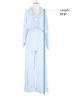 Elliatt 100% Viscose Solid Blue Jumpsuit Size XS - photo 4