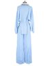 Elliatt 100% Viscose Solid Blue Jumpsuit Size XS - photo 2