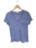 t.la Blue Short Sleeve Blouse Size XS - photo 1