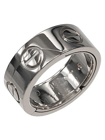 Cartier Cartier Astro Love Ring, 18K White Gold, Approx. 11.6g (view 1)