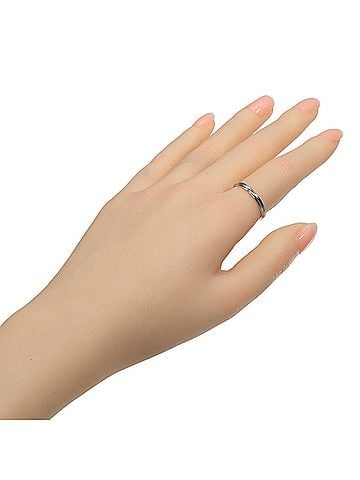 Cartier Cartier Damour Ring, 2.5mm diameter, Pt950 Platinum, approx. 3g. (view 2)