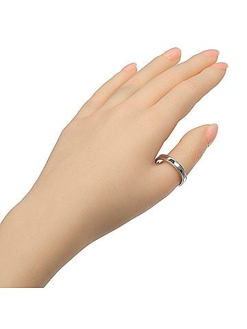 Tiffany & Co. Tiffany & Co. Milgrain Together Ring, 4mm band, Pt950 Platinum, Approx. 7.5g. (view 2)