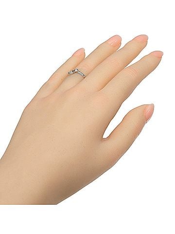 Cartier Cartier Damour Ring, Platinum 950, 2 Diamonds, Approx. 2.3g. (view 2)