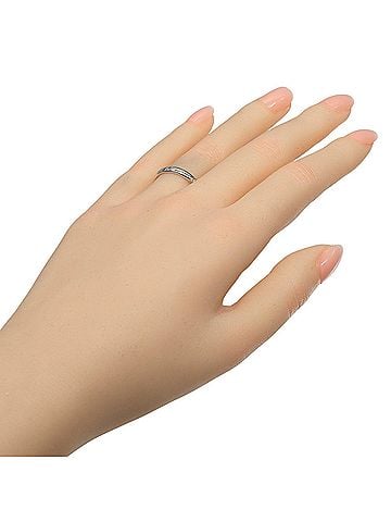 Tiffany & Co. Tiffany & Co. Notes Lucida Ring, Platinum 950, 3 Diamonds, Approx. 4.1g. (view 2)