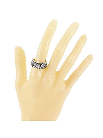 Gucci Gucci Tiger Head Ring, Sterling Silver 925, Approx. 11.2g, Men's (view 2)