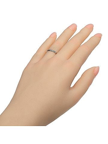 Cartier Cartier 1895 Wedding Ring, 2.4mm, Pt950 Platinum, Approx. 2.56g. (view 2)