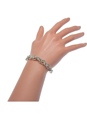 Tiffany & Co. Tiffany & Co. Return to Bracelet, Heart Tag, Sterling Silver 925, Approx. 34.6g, Unisex (view 2)