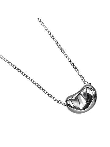 Tiffany & Co. Tiffany & Co. Bean Necklace, Pt950 Platinum, Approx. 6.5g, Women's. (view 1)