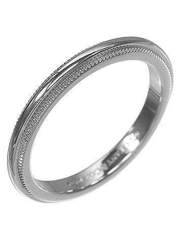 Tiffany & Co. Tiffany & Co. Milgrain Together Ring, Platinum 950, Approx. 3.25g (view 1)