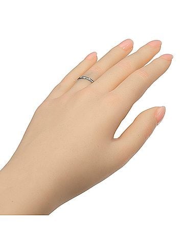 Cartier Cartier 1895 Wedding Ring, Platinum 950, 3 Diamonds, Approx. 3g. (view 2)