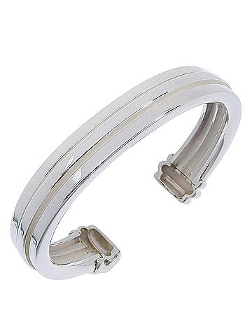 Tiffany & Co. Tiffany & Co. Grooved Bangle, Sterling Silver 925, Approx. 46.6g, Unisex. (view 1)