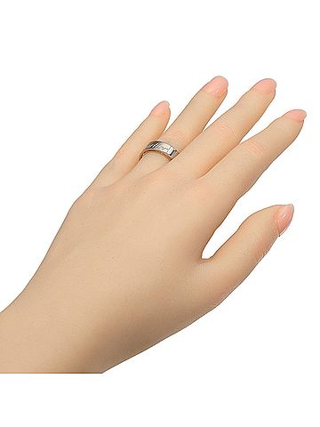 Cartier Cartier Secret Love Ring, 18K White Gold (PG), Approx. 9.8g. (view 2)