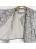 Cupcakes & Cashmere Snake Print Black Gray Blazer Size S - photo 8