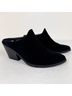 Aqua College 100% Suede Black Mule/Clog Size 8 1/2 - photo 4