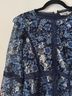 Eliza J 92% Polyester 8% Metallic Fiber 100% Polyester Floral Blue Cocktail Dress Size 8 - photo 5