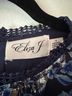 Eliza J 92% Polyester 8% Metallic Fiber 100% Polyester Floral Blue Cocktail Dress Size 8 - photo 7