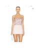 Cami NYC Floral Pink Purple Tan Black Blue Bodysuit Size 4 - photo 3