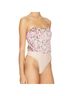 Cami NYC Floral Pink Purple Tan Black Blue Bodysuit Size 4 - photo 2