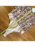 Cami NYC Floral Pink Purple Tan Black Blue Bodysuit Size 4 - photo 7