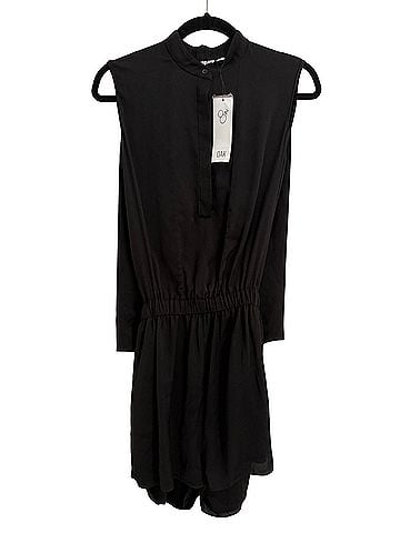 OAK Ruffle Romper Overall Shorts (view 1)