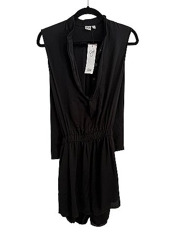 OAK Ruffle Romper Overall Shorts (view 2)