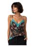 Gold Hawk 100% Silk Brown Silk Top Size L - photo 1