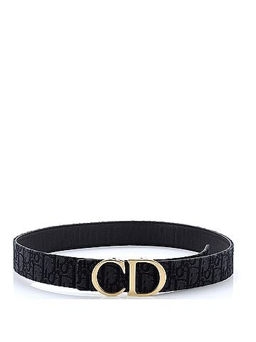 Christian Dior CD Buckle Belt Oblique Canvas Medium (view 2)