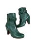 Chie Mihara 100% Leather Green Ankle Boots Size EU 38 - photo 1
