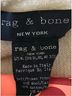 Rag & Bone Stripes Orange Ivory Poncho One size - photo 9