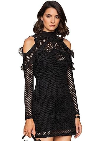 Self-Portrait Cocktail Dress (view 1)