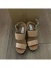 Steve Madden 100% Leather Tan Brown Sandals Size 8 1/2 - photo 3