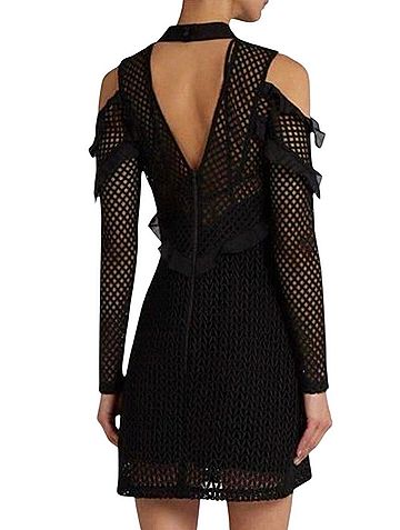 Self-Portrait Cocktail Dress (view 2)