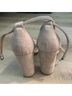 Steve Madden 100% Suede Pink Ivory Heels Size 10 - photo 6